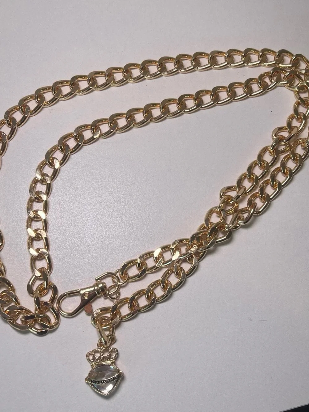 Juicy Couture Gold Waist Chain Belt